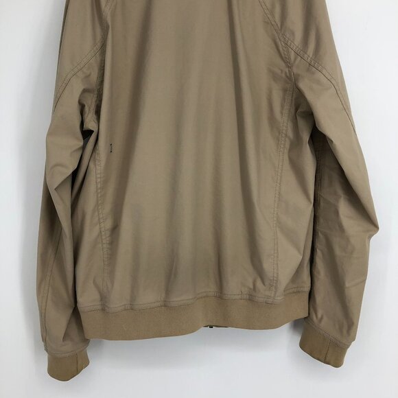 Kit & Ace men's Khaki utility style tan bomber jacket full zip pockets size S - Picture 11 of 14